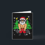 Christmas Santa Deadlift Xmas Weightlift Gym Men W Card<br><div class="desc">Christmas Santa Deadlift Xmas Weightlift Gym Men Women</div>