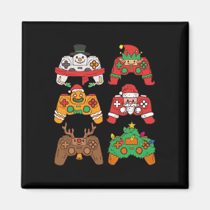Christmas Santa deer gaming controllers Boys kids  Magnet