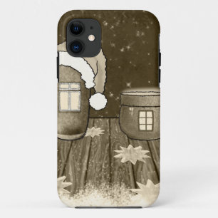 Christmas Santa Digital Art Winter Snow Destiny iPhone 11 Case