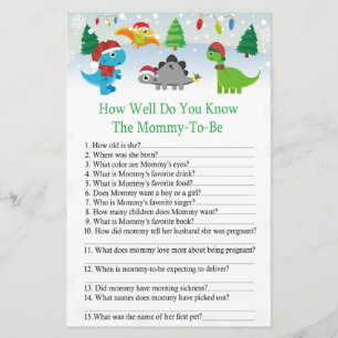 Christmas Santa dinosaur how well do you know