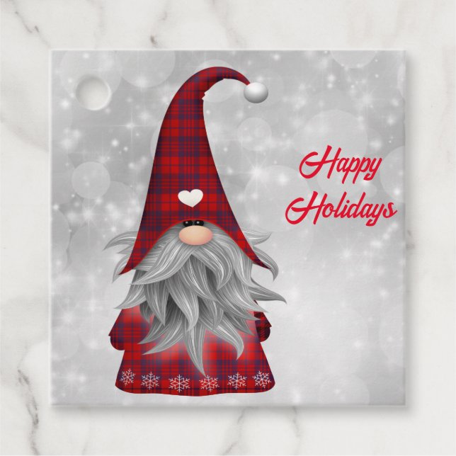 Christmas Santa        Favour Tags (Front)