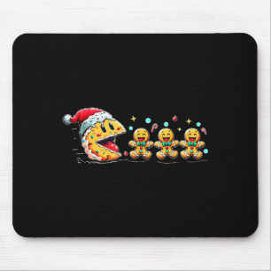 Christmas Santa Game Gaming Chasing Gingerbread Mouse Pad
