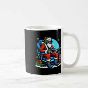 Christmas Santa Gamer Xmas Funny Video Gaming Chri Coffee Mug