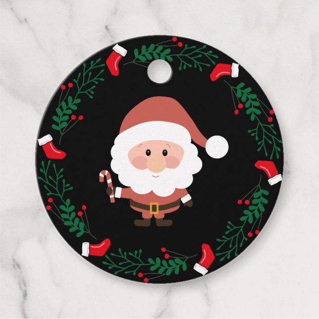 Christmas Santa Gift Tags (Front)