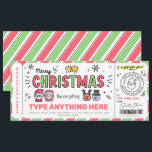 Christmas Santa Gift Voucher Template for kids<br><div class="desc">These DIY gift tickets are perfect for last minute gifts or something you haven't purchased yet.</div>
