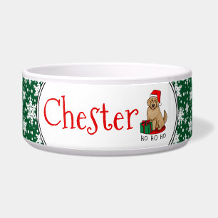 Christmas Santa Goldendoodle (golden red) Dog Cute