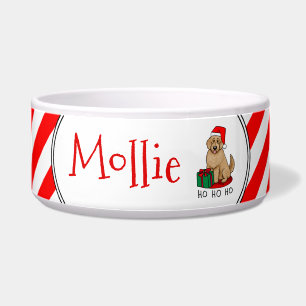 Christmas Santa Goldendoodle (golden red) Dog Cute