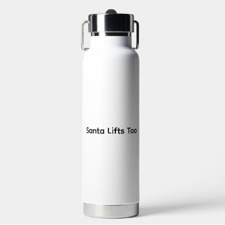 Christmas Santa Gym Water Bottle
