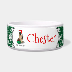 Christmas Santa Hat German Shepherd Dog Cute