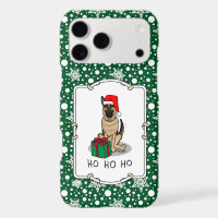 Christmas Santa Hat German Shepherd Dog Cute