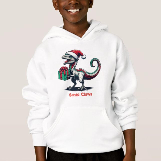 Christmas Santa hat raptor  (Front)