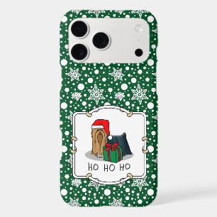 Christmas Santa Hat Yorkshire Terrier Yorkie Cute