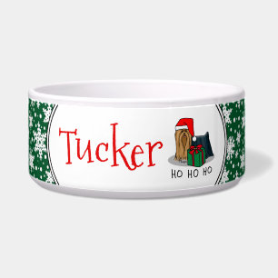 Christmas Santa Hat Yorkshire Terrier Yorkie Cute