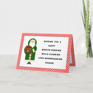 Christmas Santa Holiday Card