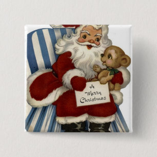 Christmas Santa Holiday Toy Peace Destiny 15 Cm Square Badge