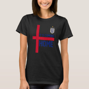 Christmas Santa It's Coming Ho Ho Home England Foo T-Shirt