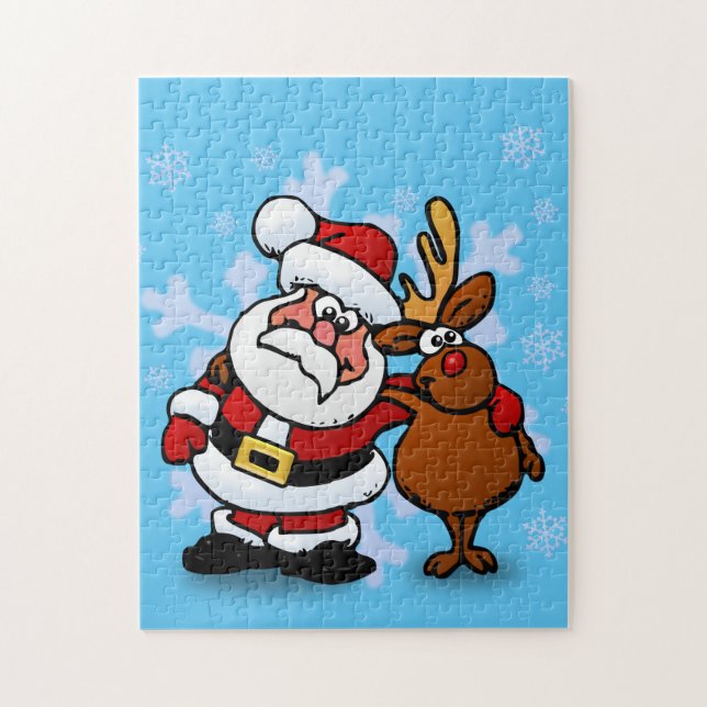 Christmas Santa Jigsaw Puzzle (Vertical)