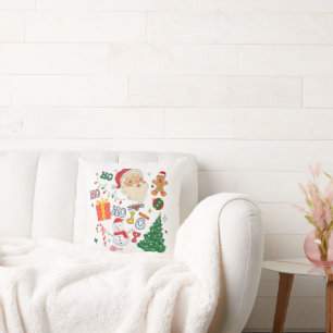 Christmas Santa jolly Ho Ho Ho Top Cushion