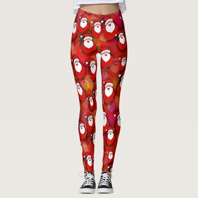 Christmas Santa Leggings (Front)