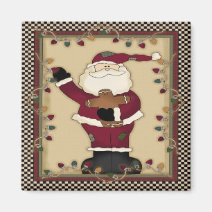 Christmas Santa Magnet