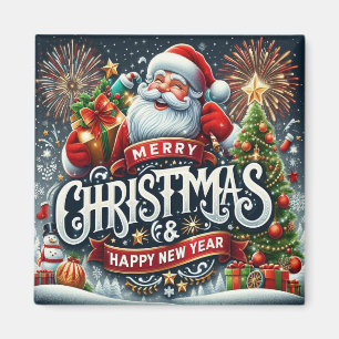 Christmas Santa Magnet