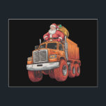 Christmas Santa Monster Truck Xmas Boys Kids  Postcard<br><div class="desc">Christmas Santa Monster Truck Xmas Boys Kids Toddler Youth</div>