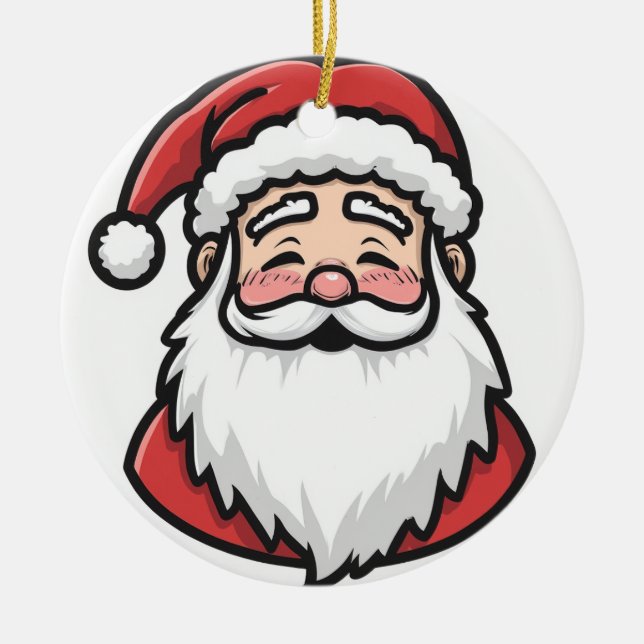 Christmas Santa Ornament (Front)