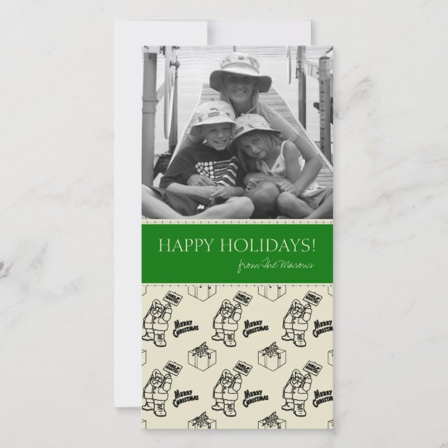 Christmas Santa Photo Cards (Front)