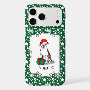 Christmas Santa Pit Bull (lt brindle white 3) Cute