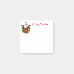 Christmas Santa Post It Notes