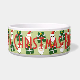Christmas Santa Red Green Festive Personalise Pet