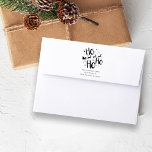 Christmas Santa Reindeer Sleigh Rubber Stamp<br><div class="desc">Your Christmas mailings and packages will stand out this holiday season with this cute stamped Santa's Christmas reindeer. Easily personalise with your name and return address to make it your own.</div>