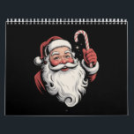 Christmas Santa Retro Gift Vintage Calendar<br><div class="desc">Christmas Santa Retro Gift Vintage</div>