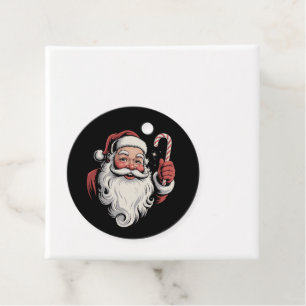 Christmas Santa Retro Gift Vintage Favour Tags
