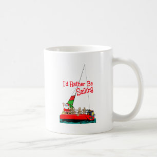 Christmas SANTA SAILING sail Coffee Mug