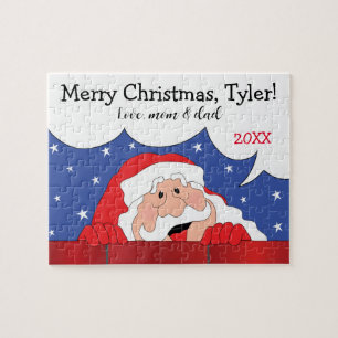 Christmas Santa Says Jigsaw Puzzle