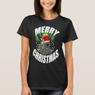 christmas Santa Seal Animal Sea Lion Xmas T-Shirt