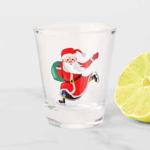 Christmas Santa Shot Glass