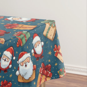 Christmas Santa Tablecloth