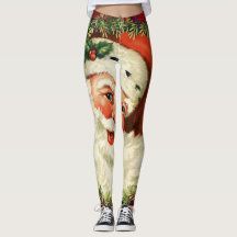 Christmas Santa Tartan Leggings