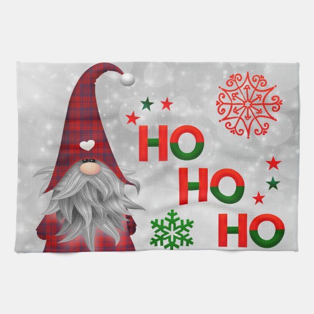Christmas Santa Tea Towel (Horizontal)