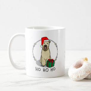 Christmas Santa Wheaten Terrier (wheaten 1b2) Cute Coffee Mug