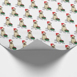 Christmas Santa Wheaten Terrier (wheaten 1b2) Cute Wrapping Paper
