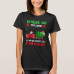 Christmas Santa Winter Happy Family Christmas Tree T-Shirt<br><div class="desc">Christmas Santa Winter Happy Family Christmas Tree</div>