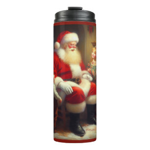 Christmas Santa with Children 3 Thermal Tumbler