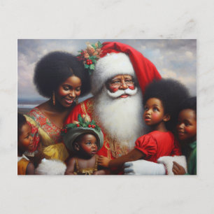 Christmas Santa with Children 7 Holiday Postcard