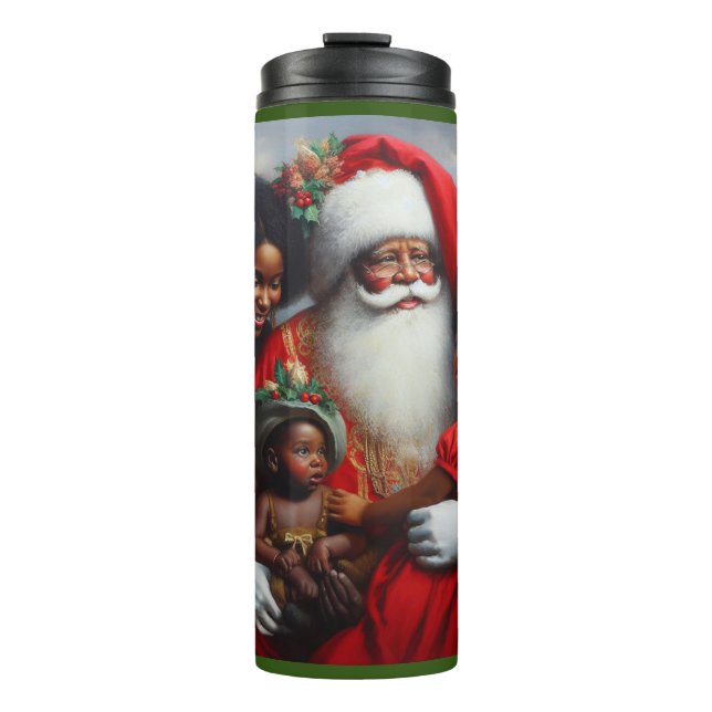 Christmas Santa with Children 7 Thermal Tumbler (Front)