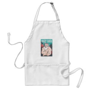Christmas Santa Workout Man Gift For GYM Sportsman Standard Apron