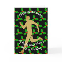 Christmas Santa Would be Running