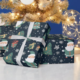 Christmas Santa Wrapping Paper